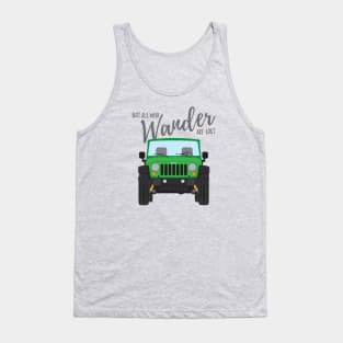 WANDER (green) Tank Top